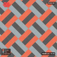 Interlock (Pasco) 40x60 cm · RC46-195 · Diagonal Parquet, Weave with Third-Tone Spine