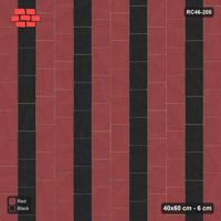 Interlock (Pasco) 40x60 cm · RC46-205 · Vertical Running Bond 1/4, Accent Course Every 3rd