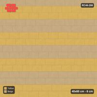 Interlock (Pasco) 40x60 cm · RC46-206 · Running Bond 1/3, Paired Course Stripes