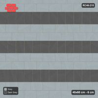 Interlock (Pasco) 40x60 cm · RC46-215 · Stretcher Courses with Soldier Line