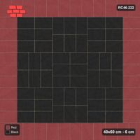Interlock (Pasco) 40x60 cm · RC46-222 · Soldier Border with Stack Panels