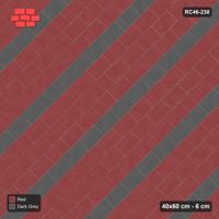Interlock (Pasco) 40x60 cm · RC46-230 · Diagonal Running Bond, Accent Course Every 4th