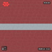 Interlock (Pasco) 40x60 cm · RC46-250 · Running Bond 1/4, Feature Band