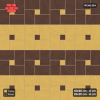 Interlock (Pasco) 40x60 cm · RC46-254 · Pinwheel ACW, 20x20 Centres, Row Bands - Harvest