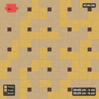 Interlock (Pasco) 40x60 cm · RC46-256 · Pinwheel ACW, 20x20 Centres, Tonal Planks - Harvest Gold