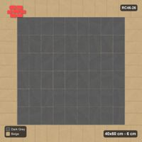 Interlock (Pasco) 40x60 cm · RC46-26 · Soldier border around vertical stack field