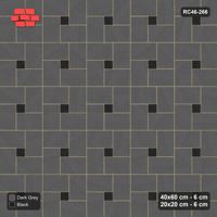 Interlock (Pasco) 40x60 cm · RC46-266 · Pinwheel ACW, 20x20 Centres, Solid Planks + Kerb - Night Sky