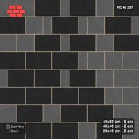 Interlock (Pasco) 40x60 cm · RC46-287 · Roman 40 Course Mix, By Length - Night Sky