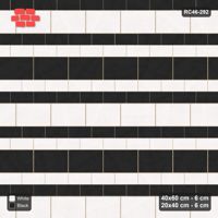 Interlock (Pasco) 40x60 cm · RC46-292 · Course Stripes 40+20 1+2, Course Bands - Contrast
