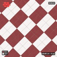 Interlock (Pasco) 40x60 cm · RC46-43 · Stack bond 45 degrees with checker cells