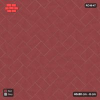 Interlock (Pasco) 40x60 cm · RC46-47 · Herringbone 45 in Kerb 54H frame