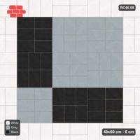 Interlock (Pasco) 40x60 cm · RC46-55 · Basketweave, Checker with Edge Course