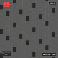 Interlock (Pasco) 40x60 cm · RC46-57 · Vertical Running Bond 1/3, Scattered Inlay Slabs