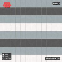 Interlock (Pasco) 40x60 cm · RC46-75 · Vertical Stack Bond, Three-Tone Rows