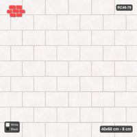 Interlock (Pasco) 40x60 cm · RC46-79 · Running Bond 1/2, Single Tone in 40B Kerb Frame