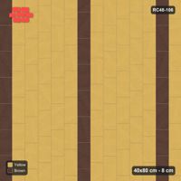 Interlock (Pasco) 40x80 cm · RC48-106 · Vertical Running Bond 1/4, every 6th course accent