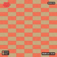 Interlock (Pasco) 40x80 cm · RC48-116 · Stack Bond, checker