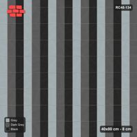 Interlock (Pasco) 40x80 cm · RC48-134 · Vertical Stack Bond, three-tone columns