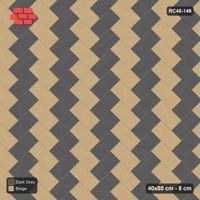 Interlock (Pasco) 40x80 cm · RC48-146 · Herringbone 45, two-tone legs