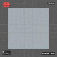 Interlock (Pasco) 40x80 cm · RC48-156 · Double Basketweave, accent edge course