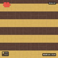Interlock (Pasco) 40x80 cm · RC48-157 · Double Basketweave, alternating courses