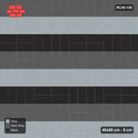 Interlock (Pasco) 40x80 cm · RC48-158 · Double Basketweave, three-tone courses