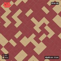 Interlock (Pasco) 40x80 cm · RC48-168 · Diagonal Parquet, soft blend