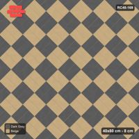 Interlock (Pasco) 40x80 cm · RC48-169 · Diagonal Parquet, checker