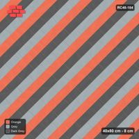 Interlock (Pasco) 40x80 cm · RC48-184 · Diagonal Running Bond, three-tone courses