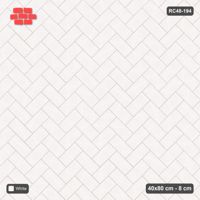 Interlock (Pasco) 40x80 cm · RC48-194 · Herringbone 45, Solid