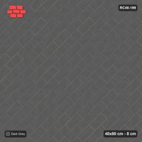 Interlock (Pasco) 40x80 cm · RC48-199 · Diagonal Running Bond, Solid