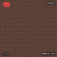 Interlock (Pasco) 40x80 cm · RC48-201 · Running Bond 1/3, Solid