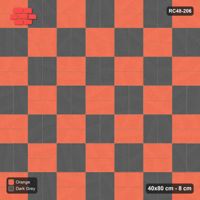 Interlock (Pasco) 40x80 cm · RC48-206 · Basketweave, checker in Kerb 42B Frame