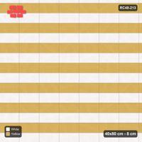 Interlock (Pasco) 40x80 cm · RC48-213 · Stack Bond, alternating courses in Kerb 25F Frame
