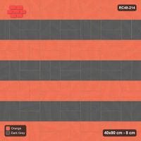 Interlock (Pasco) 40x80 cm · RC48-214 · Basketweave, alternating courses in Kerb 54H Frame