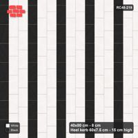 Interlock (Pasco) 40x80 cm · RC48-219 · Vertical Running Bond 1/3, every 3rd course accent in Heel Kerb 75x150x600 Frame