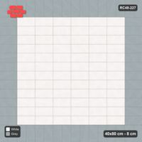 Interlock (Pasco) 40x80 cm · RC48-227 · Soldier Border (1 course), Stack Field, Salt & Pepper