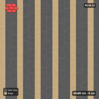 Interlock (Pasco) 40x80 cm · RC48-23 · Vertical Running Bond 1/4 Column Stripes