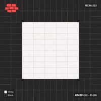 Interlock (Pasco) 40x80 cm · RC48-233 · Soldier Border (2 courses), Stack Field, Contrast