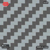 Interlock (Pasco) 40x80 cm · RC48-5 · Two-Tone Herringbone 90