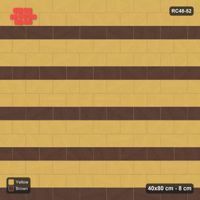 Interlock (Pasco) 40x80 cm · RC48-52 · Running Bond 1/2, every 3rd course accent