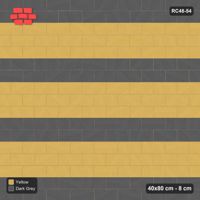 Interlock (Pasco) 40x80 cm · RC48-54 · Running Bond 1/2, double course accent every 5th