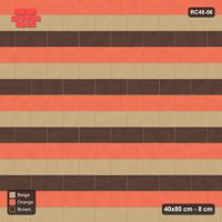 Interlock (Pasco) 40x80 cm · RC48-56 · Running Bond 1/2, three-tone courses
