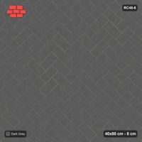 Interlock (Pasco) 40x80 cm · RC48-6 · Herringbone 45