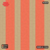 Interlock (Pasco) 40x80 cm · RC48-64 · Vertical Running Bond 1/2, double course accent every 5th