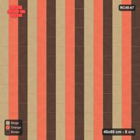 Interlock (Pasco) 40x80 cm · RC48-67 · Vertical Running Bond 1/2, three-tone courses