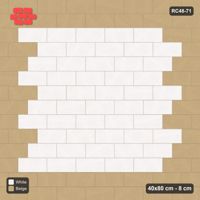 Interlock (Pasco) 40x80 cm · RC48-71 · Running Bond 1/3, accent edge course