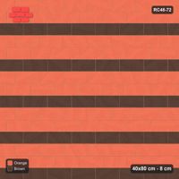 Interlock (Pasco) 40x80 cm · RC48-72 · Running Bond 1/3, every 3rd course accent