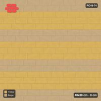 Interlock (Pasco) 40x80 cm · RC48-74 · Running Bond 1/3, double course accent every 5th