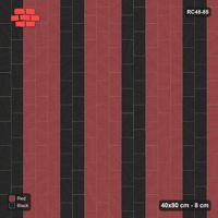 Interlock (Pasco) 40x80 cm · RC48-85 · Vertical Running Bond 1/3, double course accent every 5th